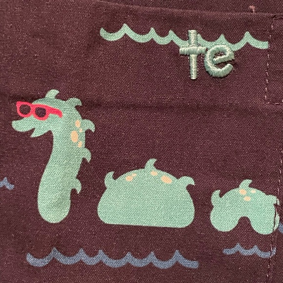 Men’s Hawaiian shirt with a Loch Ness pattern - Picture 3 of 9
